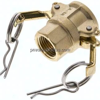 Kamlock-Kupplung (D) Rp 1/2"(IG), Messing