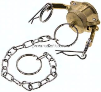 Kamlock-Verschlusskappe (DC) 1/2", Messing