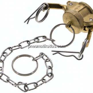 Kamlock-Verschlusskappe (DC) 1/2", Messing