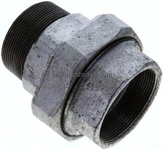 Verschraubung kon. dichtend, Rp 2-1/2"/R 2-1/2" (IG/AG)