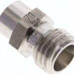 Gerade Anschweißverschraubung 6 L (M12x1,5), ohne Mutter & Schneidring, 1.4571