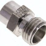 Gerade Anschweißverschraubung 8 L (M14x1,5), ohne Mutter & Schneidring, 1.4571