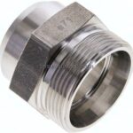 Gerade Anschweißverschraubung 35 L (M45x2), ohne Mutter & Schneidring, 1.4571