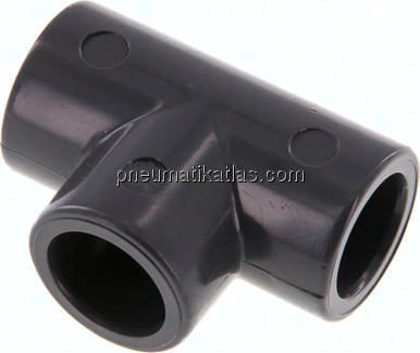 Klebemuffen-T-Stück, PVC-U, 16mm