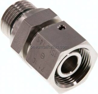 Einstellb. Schneidringverschr. G 1/2"-15 L, 1.4571
