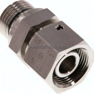 Einstellb. Schneidringverschr. G 1/2"-15 L, 1.4571