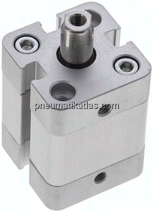 Kompaktzylinder, einfachwirkend, Kolben 20mm, Hub 10mm