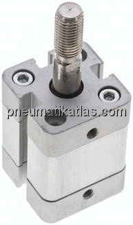 Kompaktzylinder, einfachwirkend, Kolben 20mm, Hub 10mm