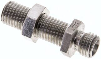 Schott-Schneidringverschraubung 6 L (M12x1,5), ohne Mutter & Schneidring, 1.4571
