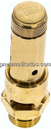 TÜV-Hochleist.-Sicherheitsventil G 1/2"(35,5bar) Messing