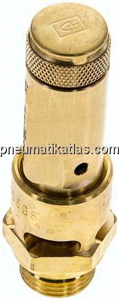 TÜV-Hochleist.-Sicherheitsventil G 1/2"(46,5bar) Messing