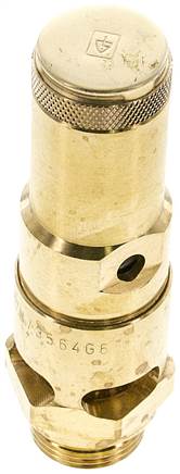 TÜV-Hochleist.-Sicherheitsventil G 3/4"(31,5bar) Messing