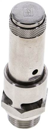 TÜV-Hochleist.-Sicherheitsventil G 1/2"(15,0bar) 1.4404