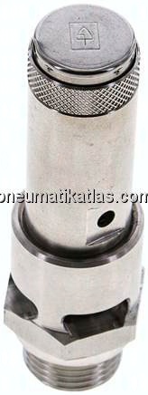 TÜV-Hochleist.-Sicherheitsventil G 1/2"(40,0bar) 1.4404