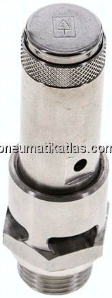 TÜV-Hochleist.-Sicherheitsventil G 1/2"(49,0bar) 1.4404