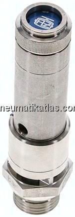 TÜV-Sicherheitsventil G 1/2" (DN10), 16,00 bar, 1.4401
