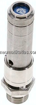 TÜV-Sicherheitsventil G 1/2" (DN10), 19,00 bar, 1.4401