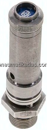 TÜV-Sicherheitsventil G 3/8" (DN8), 16,00 bar, 1.4401
