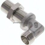 Winkel-Schott-Schneidringverschr. 10 L (M16x1,5), ohne Mutter & Schneidring, 1.4571