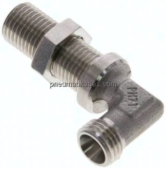 Winkel-Schott-Schneidringverschr. 8 L (M14x1,5), ohne Mutter & Schneidring, 1.4571
