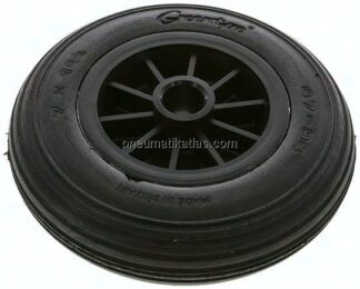 Rad, PU (pannensicher), mit Gleitlager, 180mm