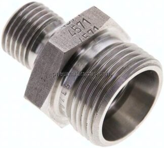 Gerade Schneidringverschr. G 1/4"-15 L (M22x1,5), ohne Mutter & Schneidring, 1.4571