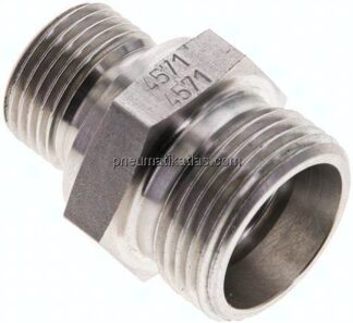 Gerade Schneidringverschr. G 3/8"-15 L (M22x1,5), ohne Mutter & Schneidring, 1.4571