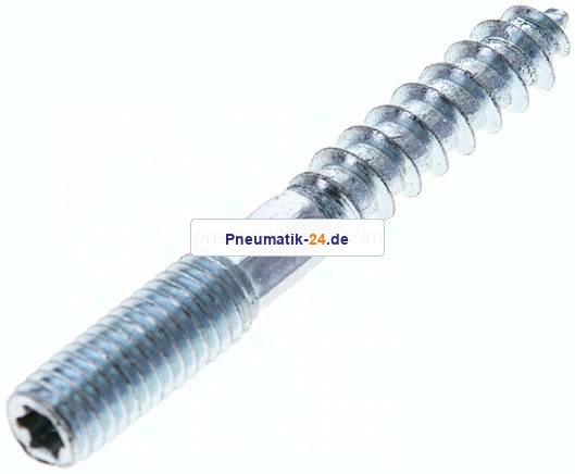 Stockschraube M 8x60, Stahl verzinkt (TORX)