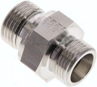 Gerade Schneidringverschr. G 1/2"-12 S (M20x1,5), ohne Mutter & Schneidring, 1.4571