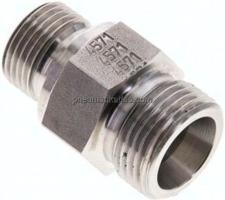 Gerade Schneidringverschr. G 3/8"-12 S (M20x1,5), ohne Mutter & Schneidring, 1.4571