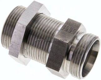 Schott-Schneidringverschraubung 28 L (M36x2), ohne Mutter & Schneidring, 1.4571