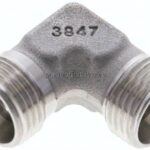 Winkel-Schneidringverschraubung 12 L (M18x1,5), ohne Mutter & Schneidring, 1.4571