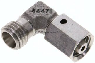 Einstellb. Winkel-Schneidringverschr. 6 L (M12x1,5), ohne Mutter & Schneidring, 1.4571