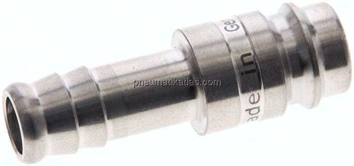 Kupplungsstecker (NW10) 10mm Schlauch, 1.4404