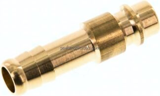 Kupplungsstecker (NW7,2) 10mm Schlauch, Messing