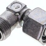 Einstellb. Winkel-Schneidringverschr. 10 S (M18x1,5), ohne Mutter & Schneidring, Stahl verzinkt