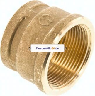 Rundmuffe G 1-1/2"-G 1-1/4", Messing