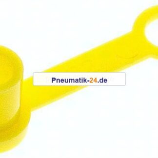 Kunststoff-Schutzkappe für Kegelschmiernippel, gelb
