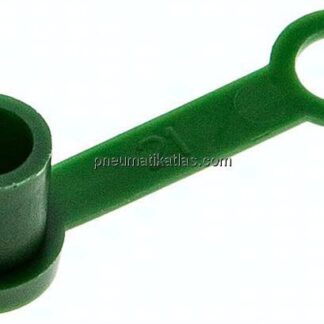 Kunststoff-Schutzkappe für Kegelschmiernippel, grün