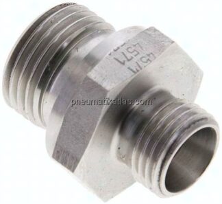 Gerade Schneidringverschr. G 1/2"-10 L (M16x1,5), ohne Mutter & Schneidring, 1.4571