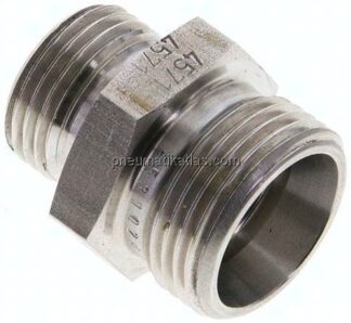 Reduzierverschraubung 15 L (M22x1,5)-12 L (M18x1,5), ohne Mutter & Schneidring, 1.4571