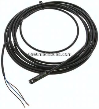 T-Nut (5mm) Zylinderschalter, vollelektronischer Sensor (verpolungssicher), gelbe LED