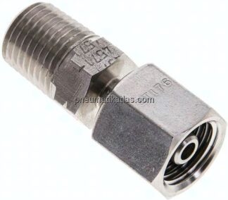 Einstellb. Schneidringverschr. 6 S-NPT 1/4", 1.4571