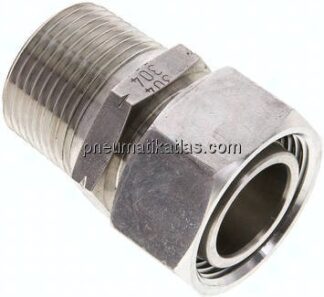 Einstellb. Schneidringverschr. 28 L-NPT 1", 1.4571