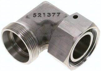 Einstellb. Winkel-Schneidringverschr. 35 L (M45x2), ohne Mutter & Schneidring, 1.4571