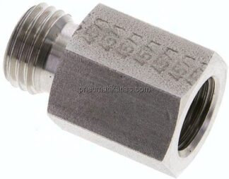 Aufschraub-Schneidringverschr. G 1/4"-8 L (M14x1,5), ohne Mutter & Schneidring, 1.4571