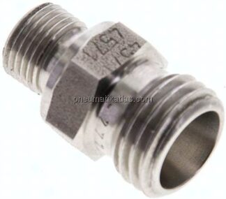 Gerade Schneidringverschr. G 1/8"-8 L (M14x1,5), ohne Mutter & Schneidring, 1.4571