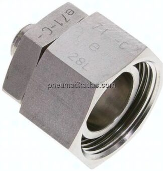 Reduziereinsatz 28 L-8 L (M14x1,5), ohne Mutter & Schneidring, 1.4571
