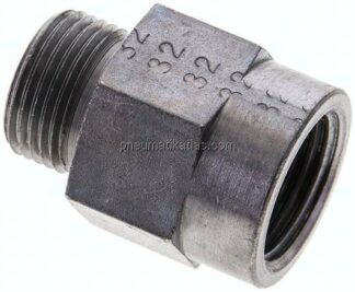 Manometer-Schneidringverschr. G 1/2"-12 S (M20x1,5), ohne Mutter & Schneidring, Stahl verzinkt