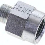 Manometer-Schneidringverschr. G 1/2"-8 S (M16x1,5), ohne Mutter & Schneidring, Stahl verzinkt